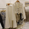 Small fragrance suit women spring 2023 Korean version loose net red small suit jacket half skirt two-piece suit s41