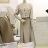 Small fragrance suit women spring 2023 Korean version loose net red small suit jacket half skirt two-piece suit s41
