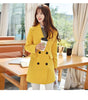 Small suit Jacket female 2022 Spring autumn long style 3 colors Women blazers Casual fashion Big yards Coat outerwear OK507