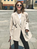 Small suit jacket female 2023 spring Korean version of the British style net red suit design sense niche top
