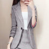 Small suit short skirt set female 2023 spring Korean version of temperament autumn pleated skirt two -piece suit