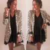 Snake Skin Print Blazers Women Long Sleeve Blazer Feminino Outerwear Office Lady Work Wear Fall Outwear