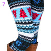 Snowflake Christmas Deer Leggings Girl Winter Fashion Colorful Knit Cotton Blend Legging For Christmas Hot Women Clothing 7BA119