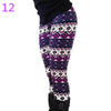 Snowflake Christmas Deer Leggings Girl Winter Fashion Colorful Knit Cotton Blend Legging For Christmas Hot Women Clothing 7BA119