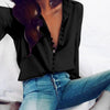 Softu Women Casual Solid Long Sleeve Blouse Lapel Shirt blouse shirt women Turn-down Collar Regular blusas Summer Shirts
