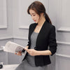 Solid Black S-4Xl Women Blazer Slim Fit Ladies Suits And Jackets Spliced Elegante Women'S Blazer Outwear Coats For Work MA111
