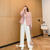 Solid Color Blazer Women 2023 Casual Coat Business Long Sleeve Jacket Outwear Temperament Office Jacket 2023