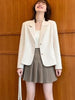 Solid Color Blazer Women 2023 Casual Coat Business Long Sleeve Jacket Outwear Temperament Office Jacket 2023