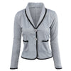 Solid Color Casual All-match Thin Suit Temperament Jacket Blazer Women