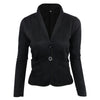 Solid Color Casual All-match Thin Suit Temperament Jacket Blazer Women