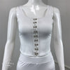Solid Two Piece Set Hook Button Tank Top Biker Shorts Tracksuit Loungewear Women Summer Outfits Workout Matching Sets