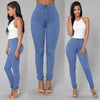 Solid Wash Skinny Jeans Woman fashion new winter Denim Pants Plus Size Push Up Trousers Bodycon warm Pencil Pants Female **