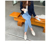 Solid Women Blazers Single Breasted Short All-match Simple Coat Elegant Long Sleeve Leisure Spring Chic Korean Style