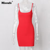 Spaghetti Strap Tunic 2022 Summer Camisole Sexy Pencil Women's Dress Ukraine Backless Night Club Bodycon Bandage Party Dresses