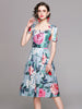 Spaghetti Straps Beach Dress 2023 Summer Bow Tie Off Shoulder Sleeveless Floral Print Slip Dress Holiday Boho Tank Dresses N7542