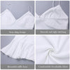 Spaghetti Straps Ruffles Mini Dress Club Party Elegant Sleeveless White Dresses Women's Sexy Summer Sundress Outfits Holiday