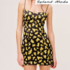 Splend Moda Women Summer Floral Print Mini Sling Dress Ladies Holiday Style Sexy Backless Dresses Female Vestidos