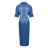 Split Denim Dress Fashionable And Comfortable Straight Dress Long Shirt Cotton Long Vestidos Mujer 2023 Roupas Femininas