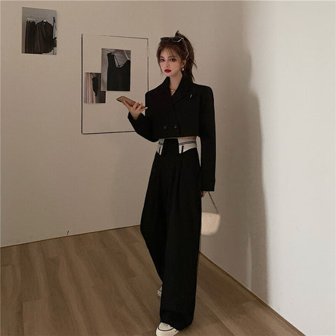 Sport Sexy Jacket Spring Blazer Top Rock Oversized Manteau Jaket Women Winter Vintage Cropped Chaqueta Mujer Suits BY50XZ