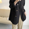 Spring 2022 blazer women's double-breasted oversized blazer women loose long-sleeved Mujer Vestido blazer women set long blazer