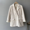 Spring 2022 blazer women's double-breasted oversized blazer women loose long-sleeved Mujer Vestido blazer women set long blazer