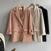 Spring 2022 blazer women's double-breasted oversized blazer women loose long-sleeved Mujer Vestido blazer women set long blazer