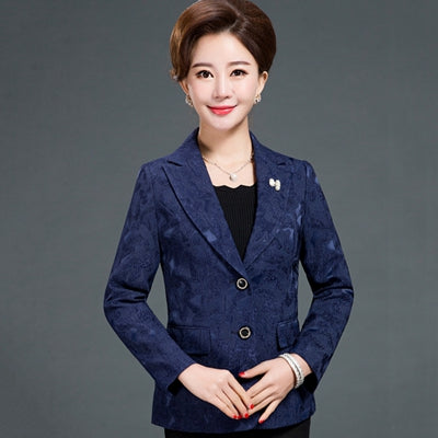 Spring And Autumn Jacket Blazer Women 2022 New Slim Single breasted Plus size L-5XL Blazer Women Fashion Long sleeve Blazer X843