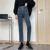 Spring And Autumn Jeans Women's Small Pipe Pants 2022 High Waist Slim And Versatile Straight Pants Fashion