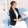 Spring Autumn 2022 New Solid Handsome Short Casual Small Suit Women Jacket Long-sleeved Temperament Slim Suit Coat S-4XL WYT639