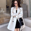 Spring Autumn Blazer Women Korean Version British Chic Streetwear Office Ladies Elegant Casual Loose Long Sleeve Jacket