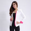 Spring Autumn Formal Feminino Blasers Women White Blazers Branco for Work Wear Long Sleeve Ladies Office Uniform Styles