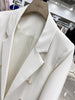 Spring Autumn Korean Style Slim Blazer Women Clothing Casual Double Breasted Office S-XL Black Beige Woman Jacket