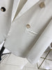 Spring Autumn Korean Style Slim Blazer Women Clothing Casual Double Breasted Office S-XL Black Beige Woman Jacket