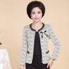 Spring Autumn New Plus Size 5XL Middle-Aged Women'S Jacket O-Neck Long-Sleeved  Fashion High Quality Zipper Female Jacket Q679