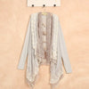 Spring Autumn Oversized Cotton Cardigan Women Mori Girl Long Sleeve Asymmetrical Cute Knitted Female Outerwear Shirt Blouse A015