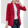 Spring Autumn Slim Business Blazers Coat Casual All-match Women Blazers Jackets Korea Work Office Lady Suit Female Outerwear