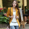 Spring Autumn Slim Women Blazer Coat 2022 Casual Long Sleeve Zipper Suit Jacket Female Blazers Jaqueta Feminina Outwear Okd111