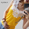 Spring Autumn Winter Women's crochet lace shirt blouse slim casual tops tees for women clothing Camisas Blusas 1pcs/lot  DS071
