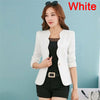 Spring Autumn Women Blazers And Jackets Suit Single Button Blaser Female Ladies Blazer Femme White/Black/Pink/Blue