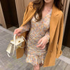 Spring Autumn Women Blazers Jacket Office Ladies Korean Elegant 2022 Orange Yellow Casual Loose Single Breasted Female Blazer