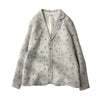 Spring Autumn Women Casual All-match Loose Japanese Style Print Brief Comfortable Water Washed Linen Blazer Coats
