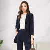 Spring Autumn Women Navy Blue Blazer And Jackets Chic Casual Office Suit Coat Ladies Elegant Outwear