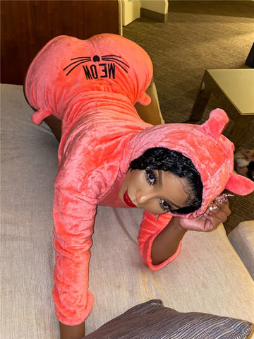 Spring Autumn Women Flannel 2 Pcs Cute Plush Outfits Solid Color Embroidery Letter Print Long Sleeve Hooded Pullover Shorts