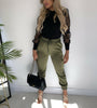 Spring Autumn Women Mesh Sheer Sleeve Blouse Slim Ladies Mock Neck Knitted Shirts Polka Dot Puff Sleeve Shirts Tops