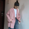Spring Blazers Women Chic All-match Casual Notched Double Breasted Long Sleeve Korean Style Sweet Daily Feminino Outwear