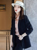 Spring Blue Blazer Women Slim Elegant Casual High-Quality Female Suit Jacket Autumn Career Female Jacket Office Lady Top