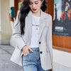 Spring British Blue Suit Women Blazer Jacket Autumn Loose Solid Ladies Office OL Professional Blazer Jackets Female