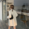 Spring Casual Women Blazer Suits Coat Female White Long Sleeve Thin Blazer Set Office Outerwear Ladies A132