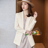 Spring Fall Casual Women Blazer and Jacket Blue Office Ladies Female Work Uniform Business Clothes 2023 Styles