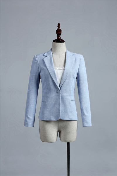 Spring Fall Formal Women Blazers and Jackets Pink Elegant Female Work Wear Business Clothes